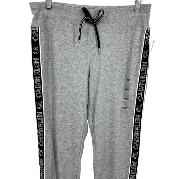 Calvin Klein Performance Womens Gray Jogger Pants Size Medium M Athleisure New - Picture 2 of 9
